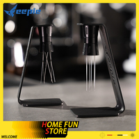 Feepie Handheld Coffee Cloth Powder Needle Espresso Distribution Tool With Magnetic Stand Custom Adjustable Range Coffee Needles