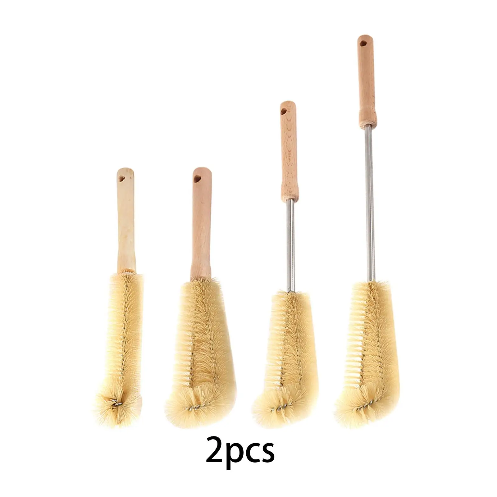

2x Bottle Cleaning Brush Drinking Glasses Cup Cleaner for Wine Decanter
