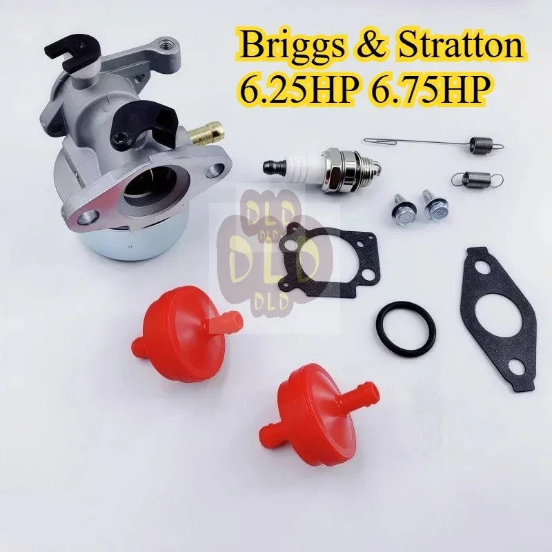 Kit de Carburador 675 190cc para Cortadores de Grama Briggs & Stratton 6.25HP 6.75HP 799866 790845 799871 796707 794304 Toro Craftsman