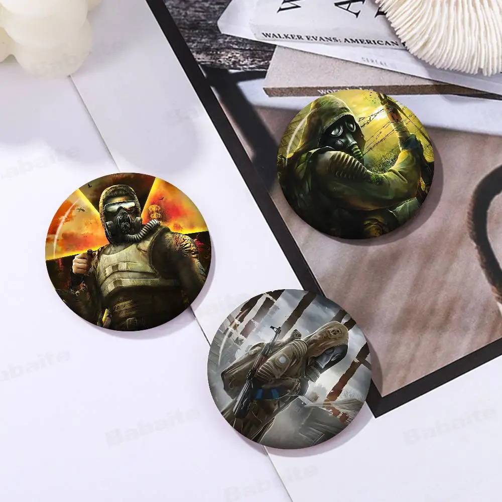 S-Stalker Game Anime Customizable Soft Button Pin For Women Creative Jewelry Funny Badge Cartoon Lover Hat
