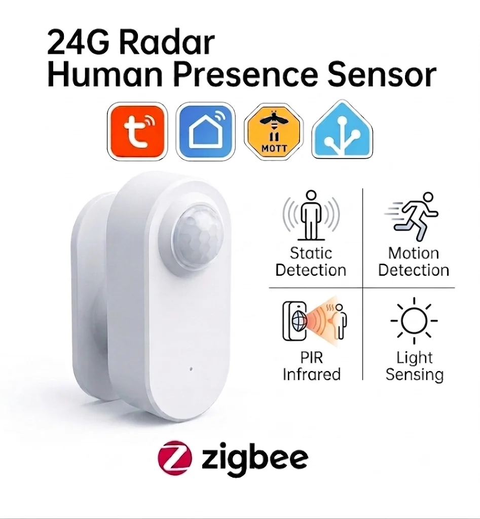 Smart Home Retrofit - Sensor Kehadiran Manusia Tuya Smart Zigbee