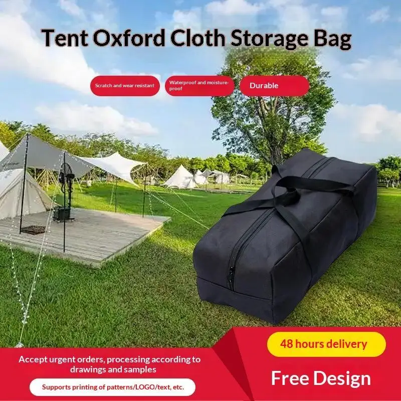 Robuste Zelt-Aufbewahrungstasche aus Oxford-Gewebe, wasserdicht, kratzfest, langlebig, für Outdoor-Camping, Wandern, Reisen