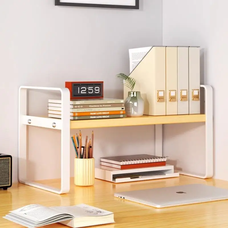 double-layer-desktop-organizer-ra-iron-art-office-living-room-storage-elf-home-use-carbon-steel-material-no-drilling-requ
