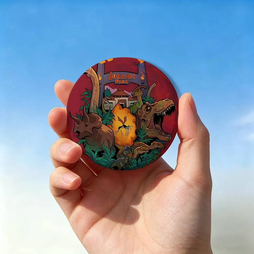 J-Jurassic Park D-Dinosaur World Badge Pins For Friend, Backpack, Clothing, Collectible Accessories, Jewelry Gift