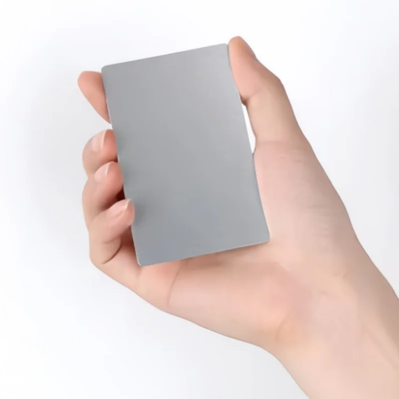 

20 упаковок визитных карточек из нержавеющей стали, пустые лазерная гравировка для домашнего офиса, подарочные бирки «сделай сам»