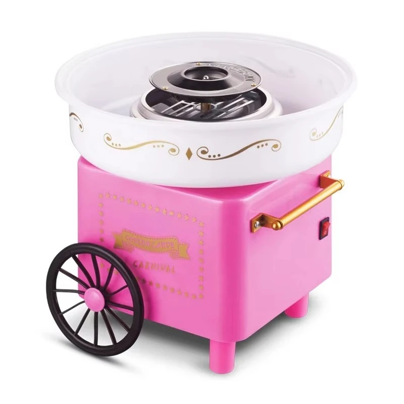 Mini Classical Cotton Candy Floss Machine Automatic Fancy Cotton Candy Machine Cotton Candy Floss Making Maker