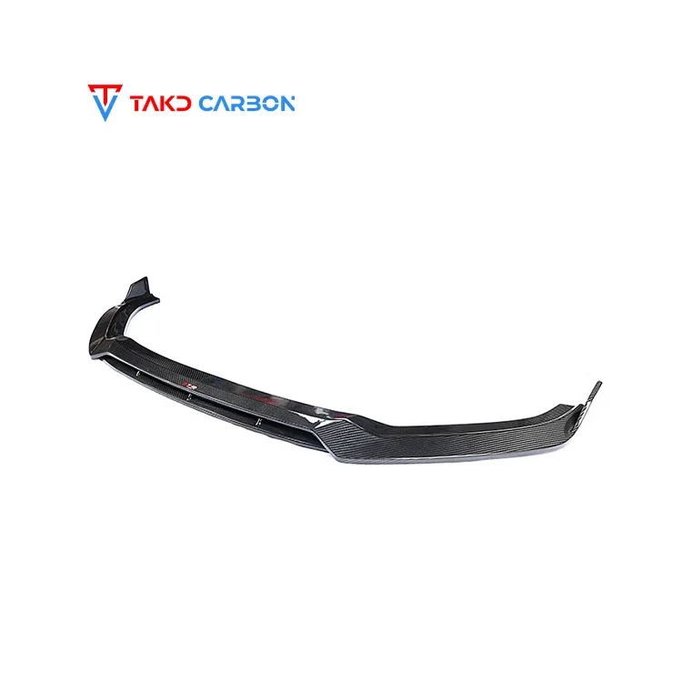 CARBON Brand Neat and Clear Surface Texture universal rear spoilers Dry Carbon Fiber Front Bumper Lip For AUDI A3 S3