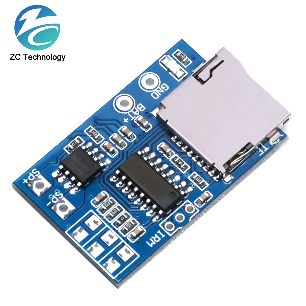 1PCS GPD2846A TF Card MP3 Decoder Board 2W Amplifier Module for Arduino GM Power Supply Module