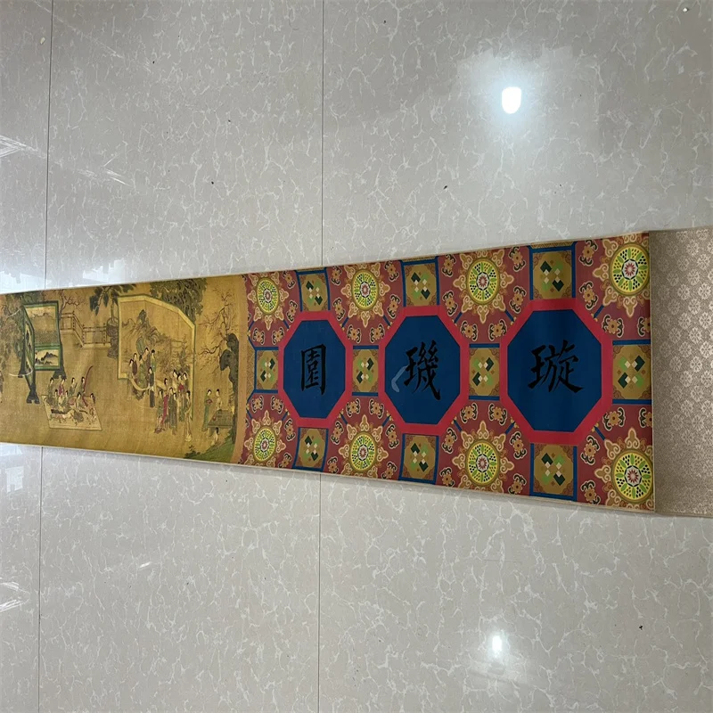 الصين القديمة الطويلة التمرير اللوحة، تشيو يينغ اللوحة المائية شوان جي المقتنيات #3