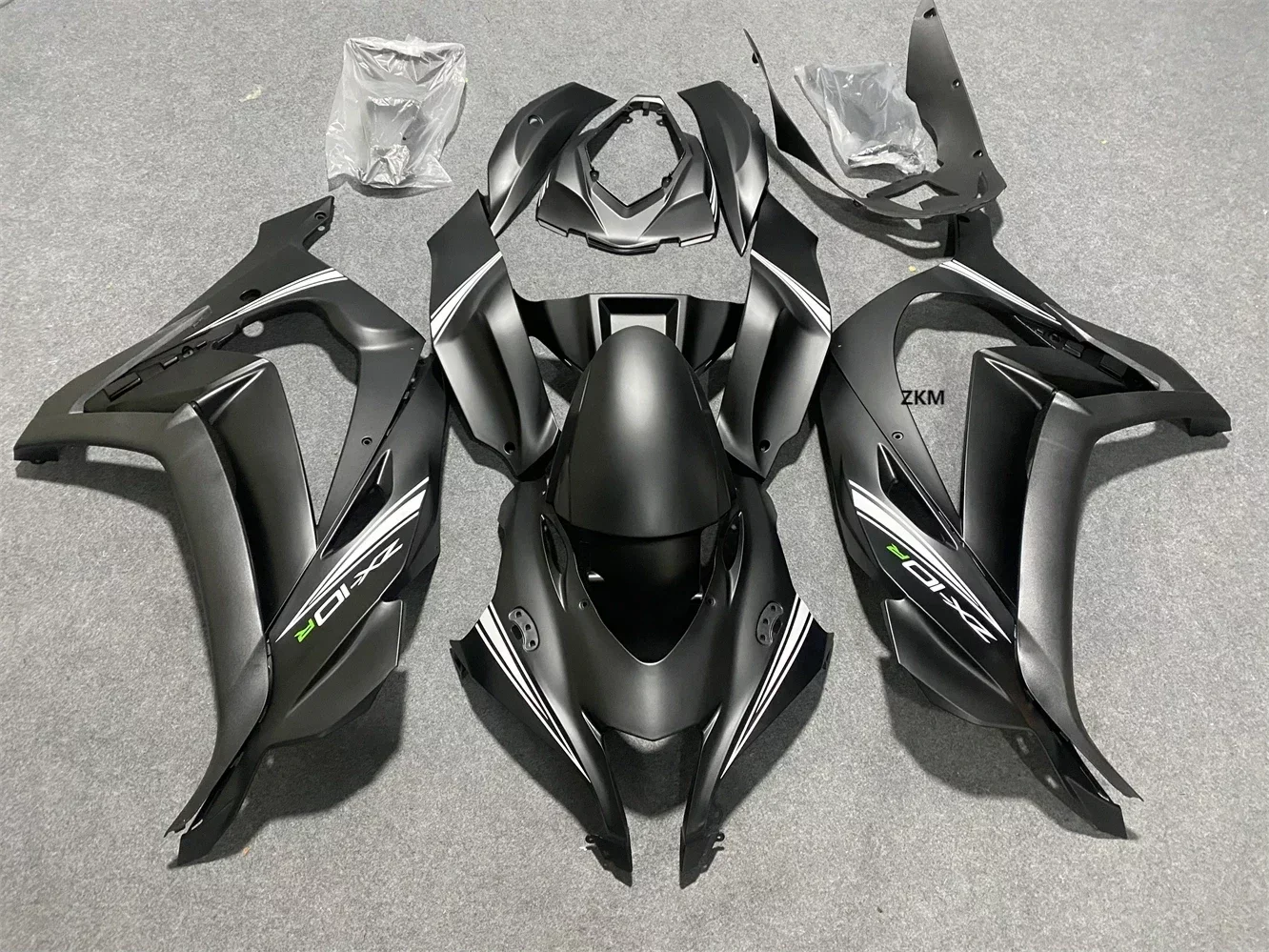 

4Gifts New ABS Fairings Kit Fit for Ninja ZX-10R ZX10R 2016 2017 2018 2019 117 18 19 Matte black