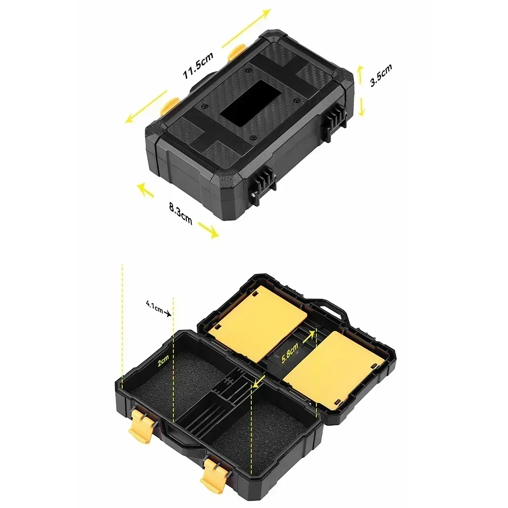 Wodoodporny futerał ochronny na baterię aparatu Futerał do przechowywania kart pamięci TF Zapobiega kompaktowemu skrzynkowi z zwarciem