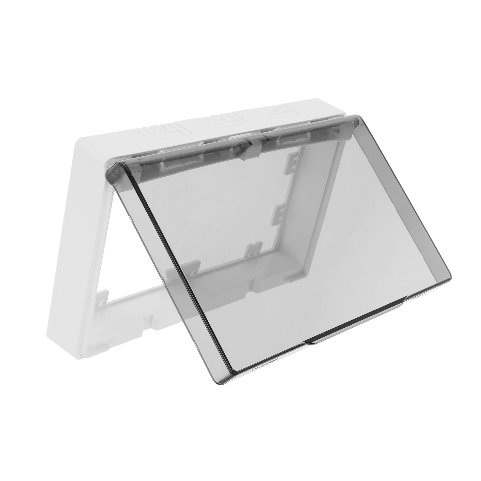 

Double Positions Waterproof Cover Switch Electric Outlet Socket Protective Film Paste Style Thickened Box Weatherproof