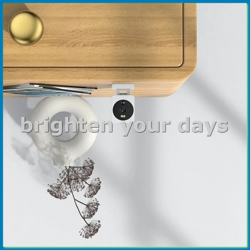 

Мини-наружная камера безопасности Tuya Wi-Fi 5MP HD с обнаружением движения, цветная камера ночного видения, водонепроницаемая, США PLUG-A23U