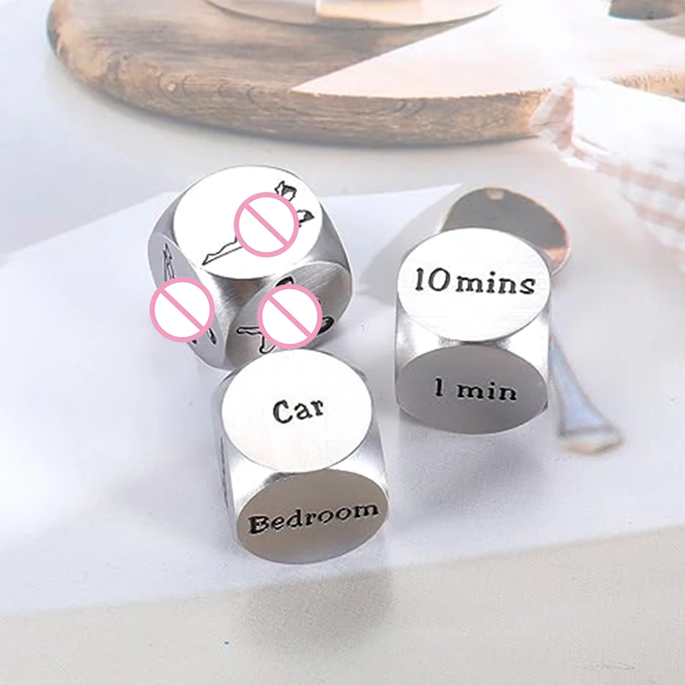 

3pcs 6 Sided Erotic Adult Sex Dice Couples Flirting Toys Love Postures Time Guide Romance Love Erotic Kama Sutra Crap Party Gift