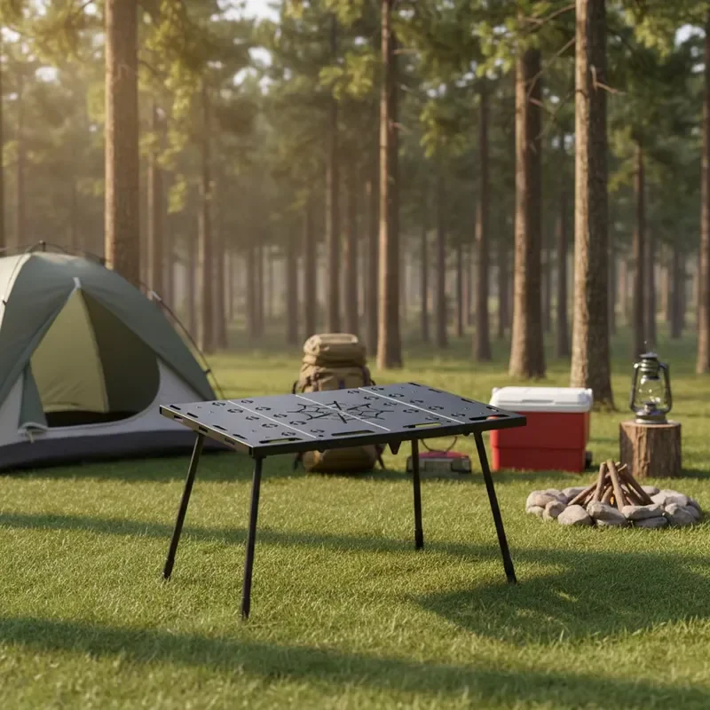 Heavy Duty Aluminum IGT Tactical Table Modular Folding Camping Desk Lightweight Portable Outdoor Picnic BBQ Gear Equipment