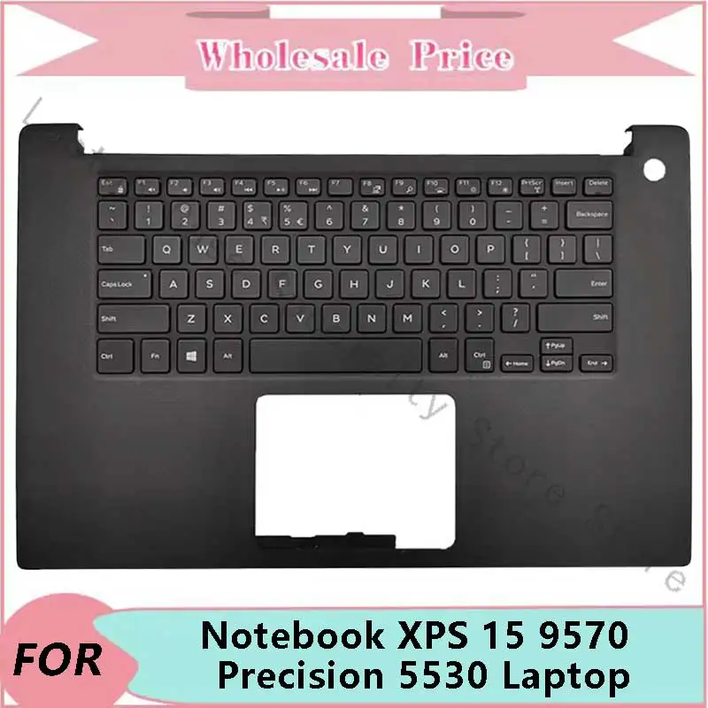 

New Original For Dell Notebook XPS 15 9570 Precision 5530 Laptop Palmrest Case Keyboard US English Version Upper Cover