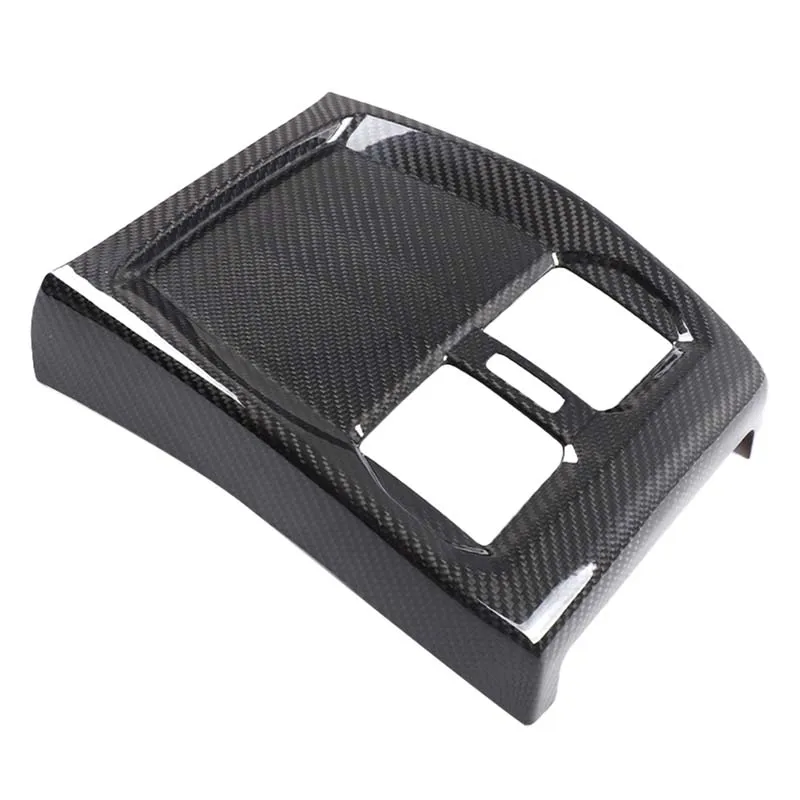 1Pcs Real Carbon Fiber For BMW 4 Series G22 G23 G26 2020-2025+ Car rear exhaust air vent frame decorative sticker accessories