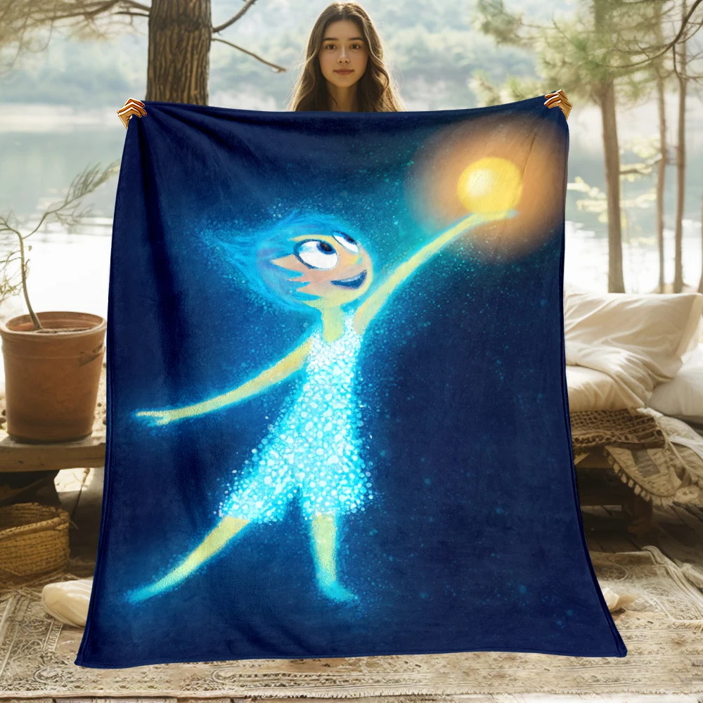 Inside Out,Cute beauty Cartoon HD Art Print Blanket. Warm and Comfortable Flannel,Sofa,Bed,Chair,Gifts,Picnics,Trips,Blankets.