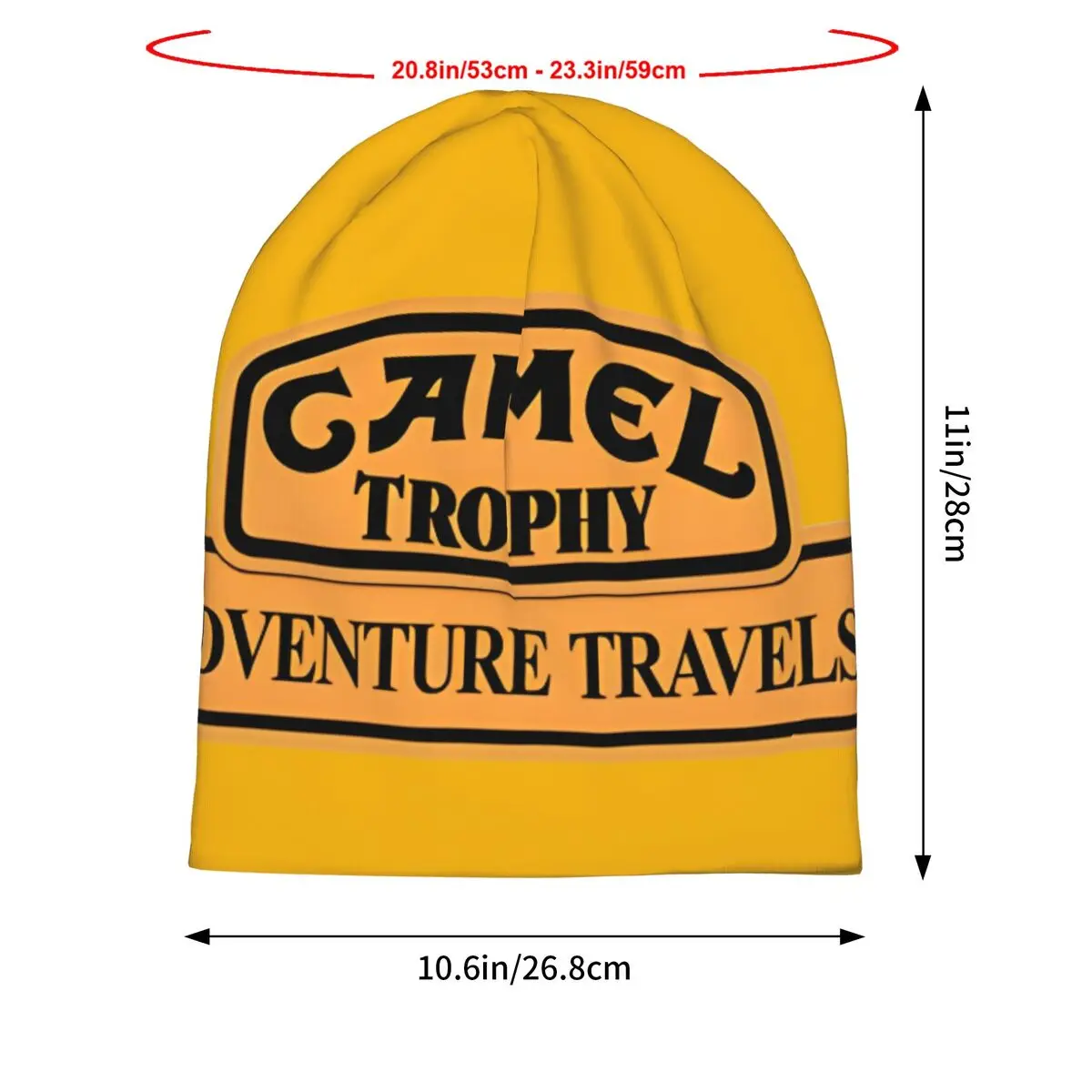 Classic Camel Women's Beanies Printed Chemotherapy Pile Outdoor Turban Breathable