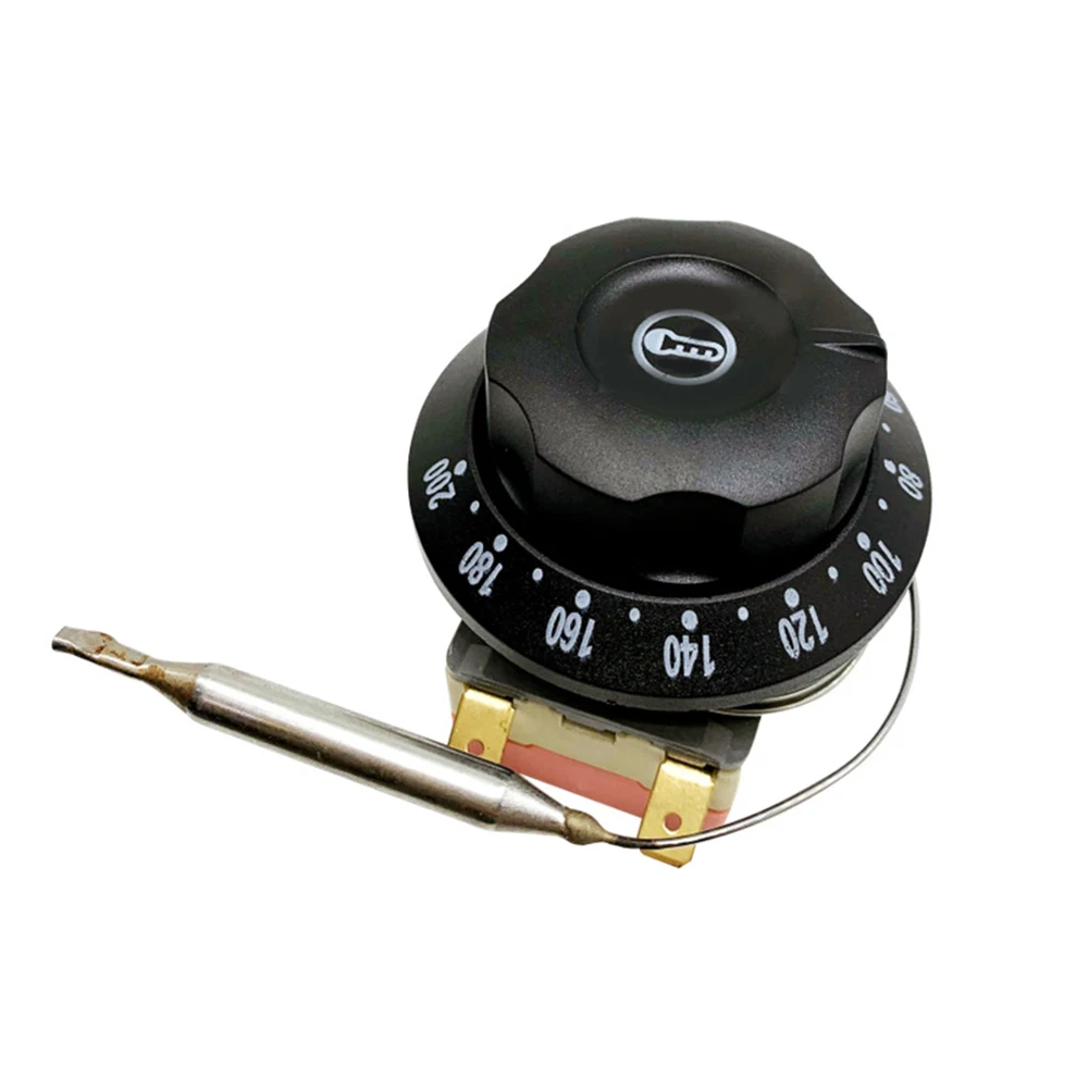 

Electric Oven Thermostat Hot Temperature Controller Pitco Knob Type Temperature Control Switch Adjustable 60-200°c 250V 16A