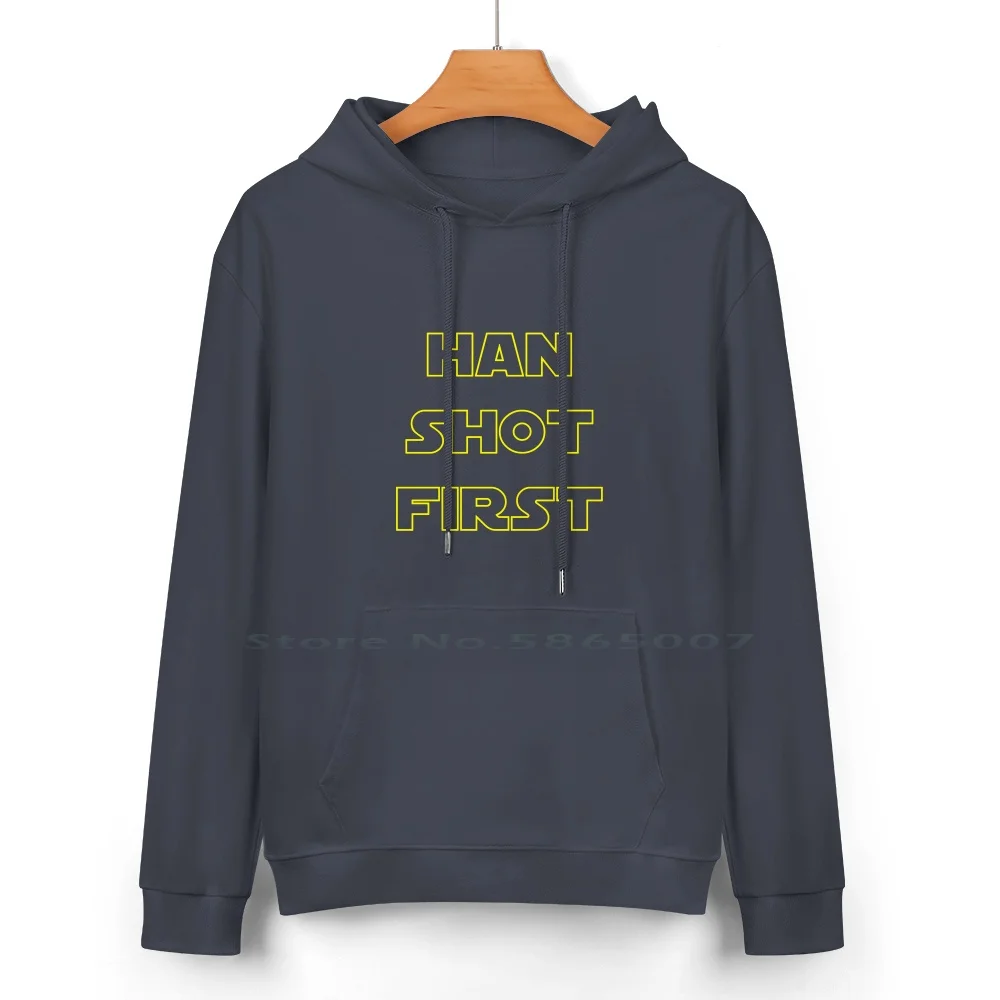 Han Shot First Pure Cotton Hoodie Sweater 24 Colors Lucasarts Lucasfilm Galaxy Galactic Republic Jedi Lightsaber Light Side