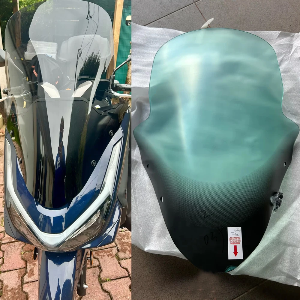 For Honda PCX160 2025 2026 PCX125 Windshield Windscreen Motorcycle Accessories Raised Screen PCX 125 160 Wind Deflectors Visor