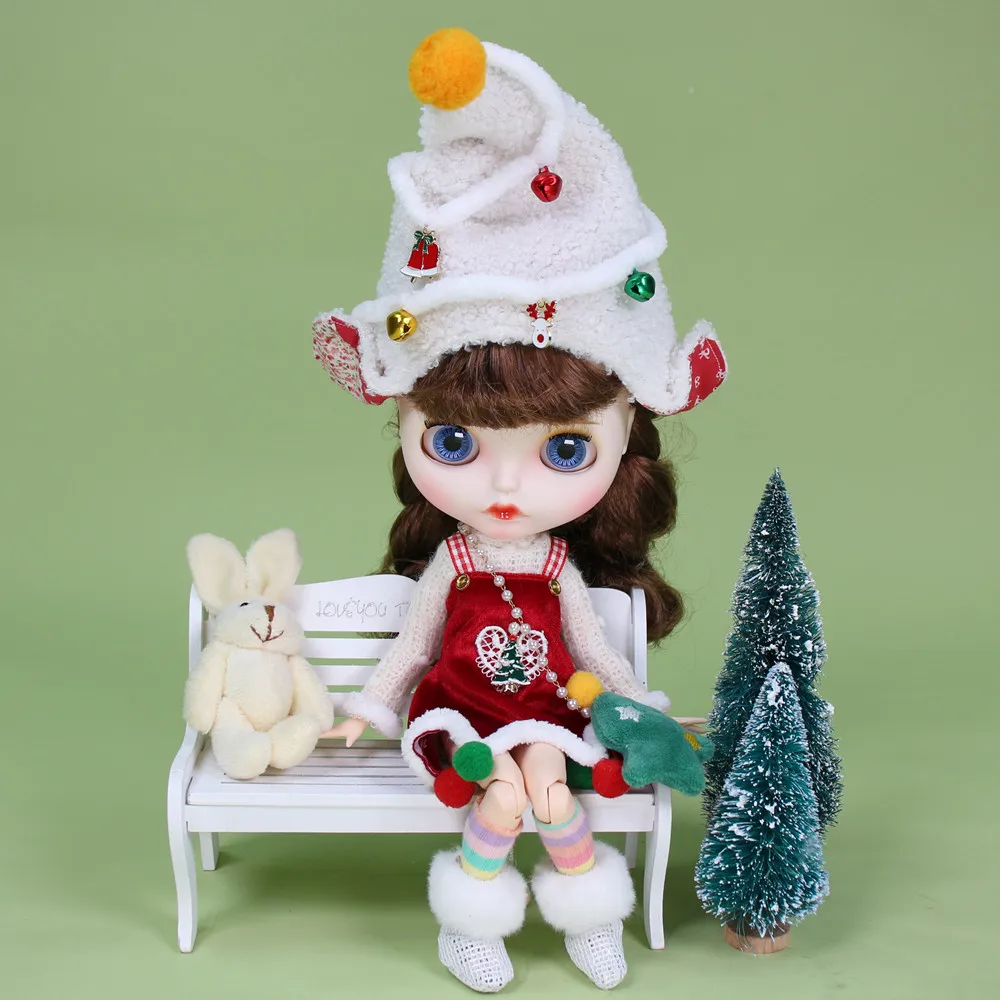 Outfits for Blyth doll Merry Christmas clothes Santa Claus Xmas elk suit for 1/6 BJD azone ICY DBS