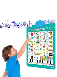 One audio hanging reading early education toy music talk poster, preschool toys for boys and girls, Halloween, Christmas gifts (