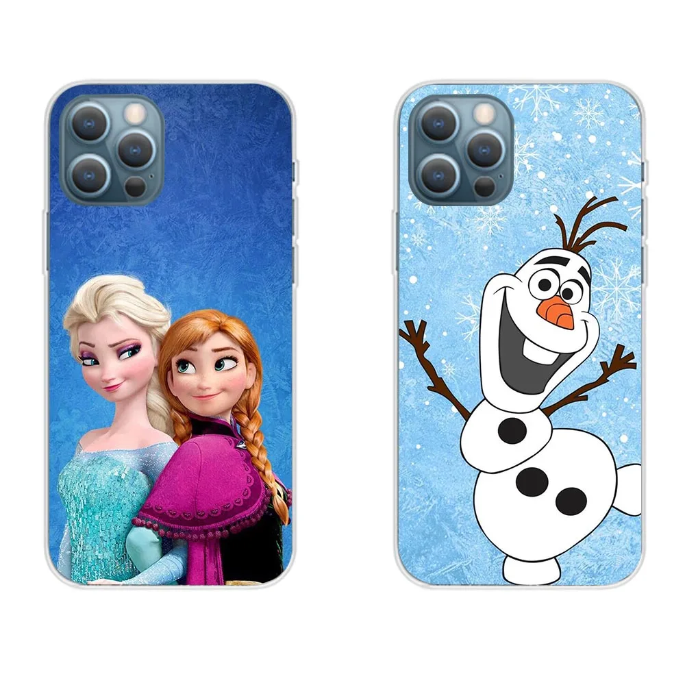 S-41 Frozen Elsa Case for Moto G14 G84 E32 G62 E13 E22I E22 G10 G9 G7 Power Plus Play