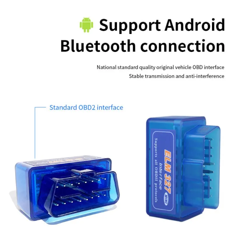 ELM327 Mini V2.1 Bluetooth Detector OBD Dual Mode 5.1 Bluetooth Car Malfunction Detector