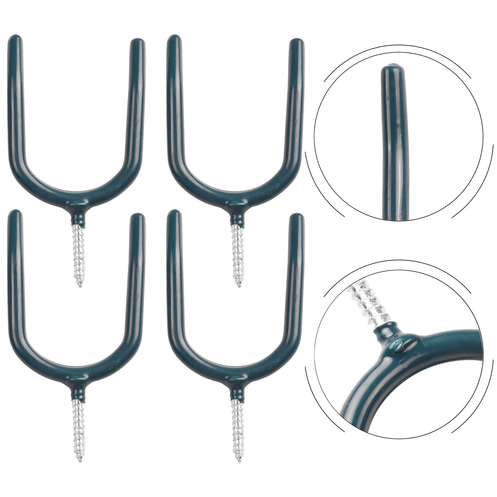 محاور تنظيم المحاور، منظمات المرآب شديدة التحمل، خطاف تعليق سهل التركيب، برغي عالي التحمل في خطاف على شكل حرف U #2