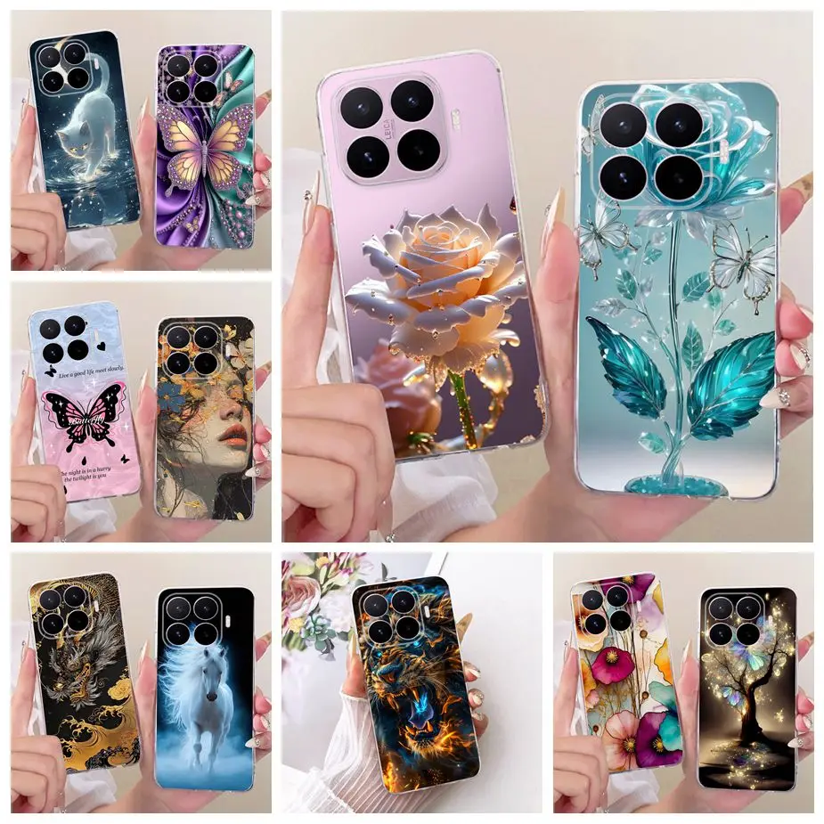 Für Xiaomi 17T Pro 5G Hülle Bunte Blumen Bemalte Abdeckung Weiche Schlanke Handyhülle Für Xiaomi Mi 17T Pro 17TPro Mi17T 5G Schutzhüllen Taschen