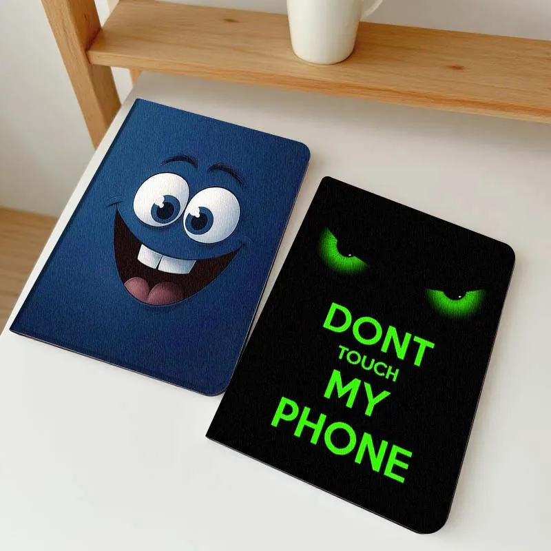 

Cool Expression Eye Mouth For Samsung Galaxy Tab A7 A A8 A9 A11 S6 S11 10.1 10.4 10.5 Inch Lite PLus Soft Tablet Case Gift