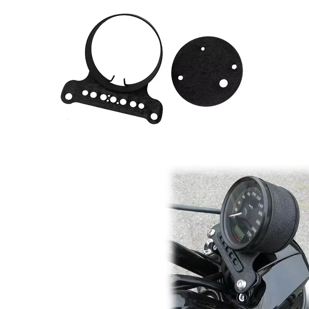 

Motorcycle Single Gauge Mounting Kit For Harley Davidson Sportster 1200 X48 883 Dyna Street Bob Low Rider