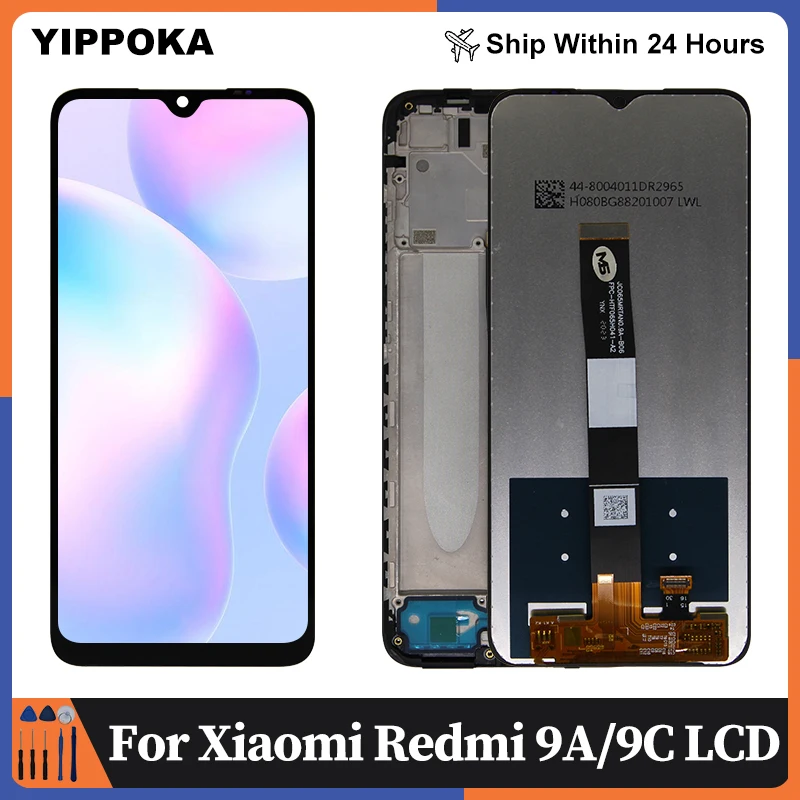 For Xiaomi Redmi 9A Display M2006C3LG M2006C3LI LCD Digitizer For Redmi 9C LCD Touch Screen M2006C3MG M2006C3MT Display Repair