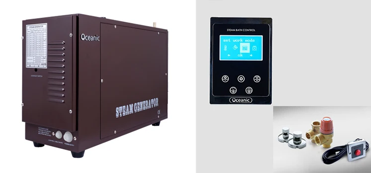 

Marine steam generator 12kw commercial for Hammam bath with Incoloy 800 heating elements