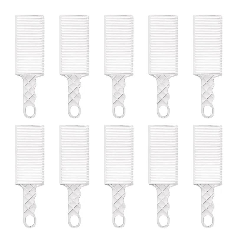 Peigne de coupe professionnel pour barbier A56X, peigne de coupe hybride à dessus plat, brosse dégradée résistante à la chaleur pour hommes, outils de coiffure pour Salon