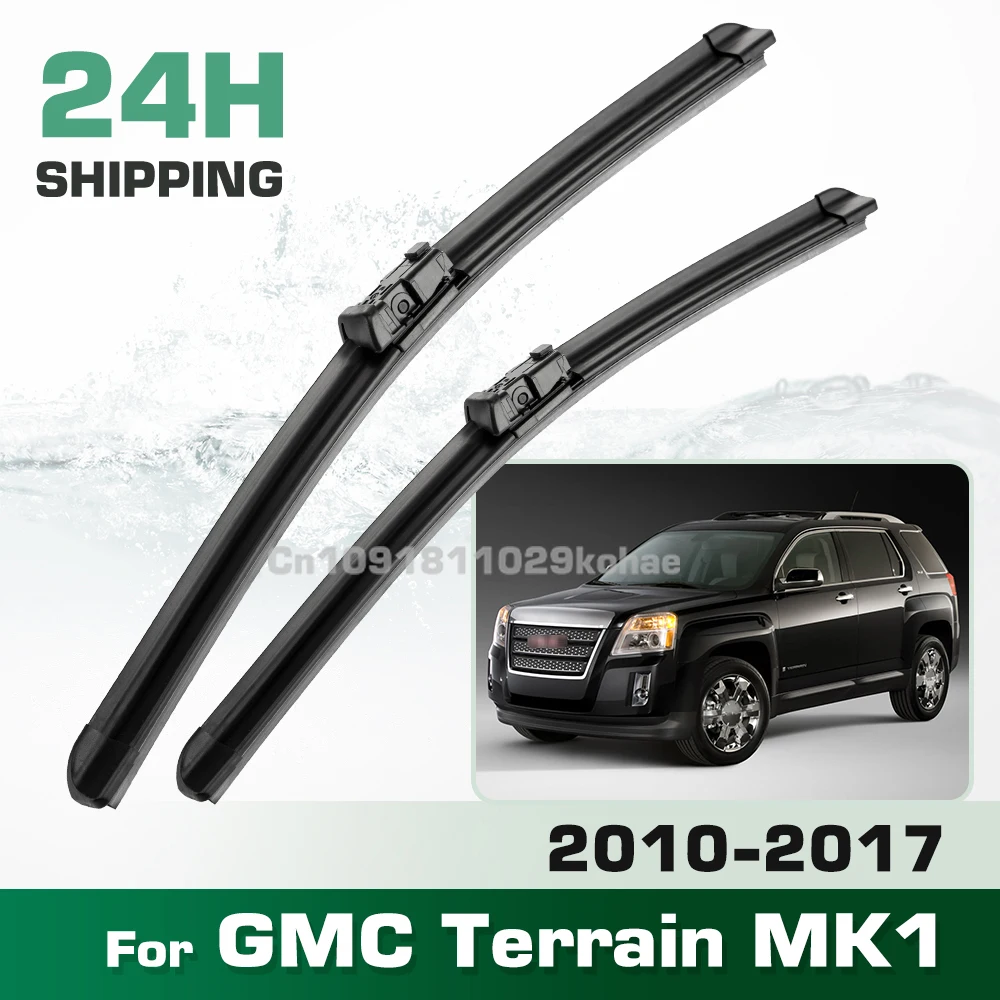 

For GMC Terrain MK1 2010-2017 2011 2012 2013 2014 2015 2016 LHD&RHD Front Wiper Blades Windshield Windscreen Window Brush 24"17"