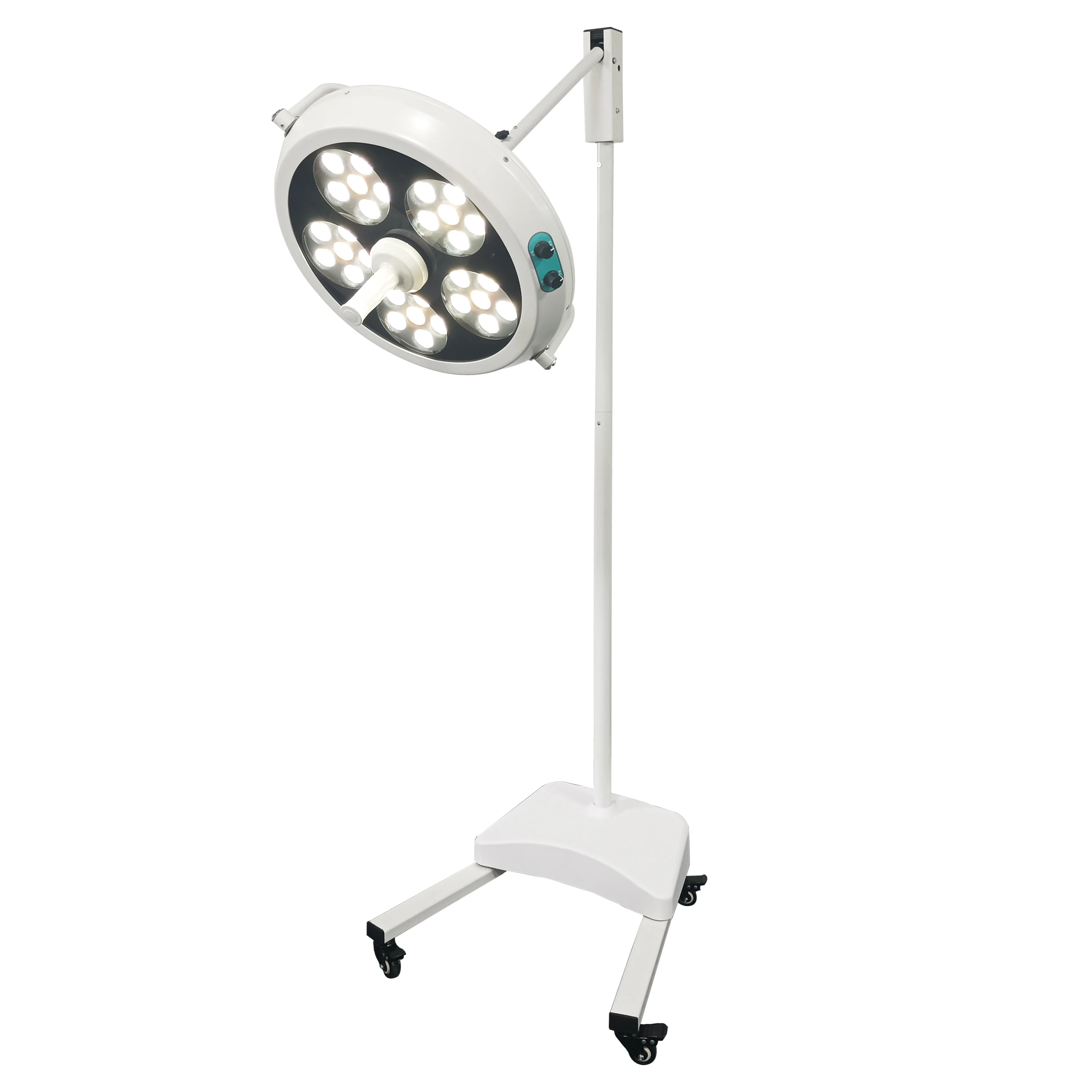 Factory Price LED Operation Surgical Light Examination Lamp Shadowless Mobile 5 Holes Operating Light Operation Theatre Lights