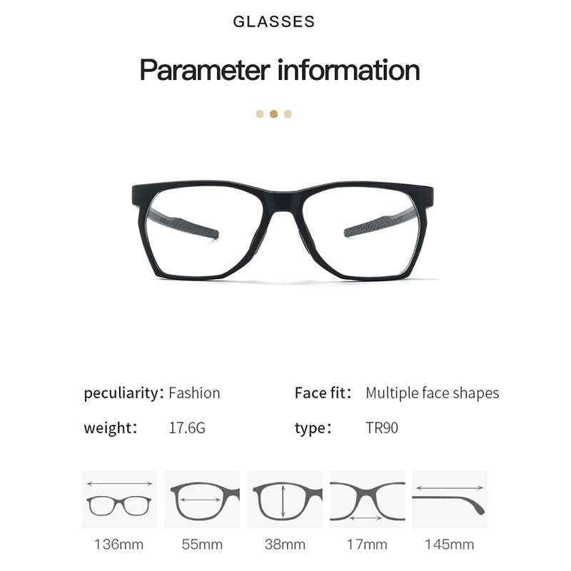 MOMOJA TR90 Glasses Frame Men\'s Basketball Outdoor Glasses New Sports Full Frame Optical Prescription Eyeglasses Hot Sale 8059