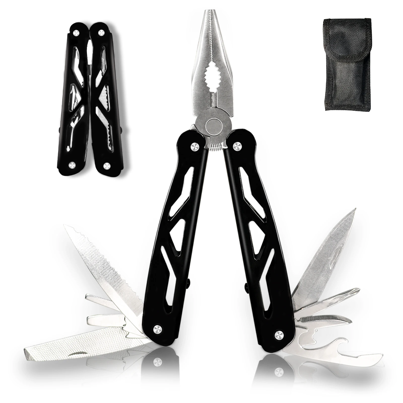 Multitool Camping Portable Stainless Steel Edc Folding Multifunction Tools Emergency Outdoor Survival Knife Pliers