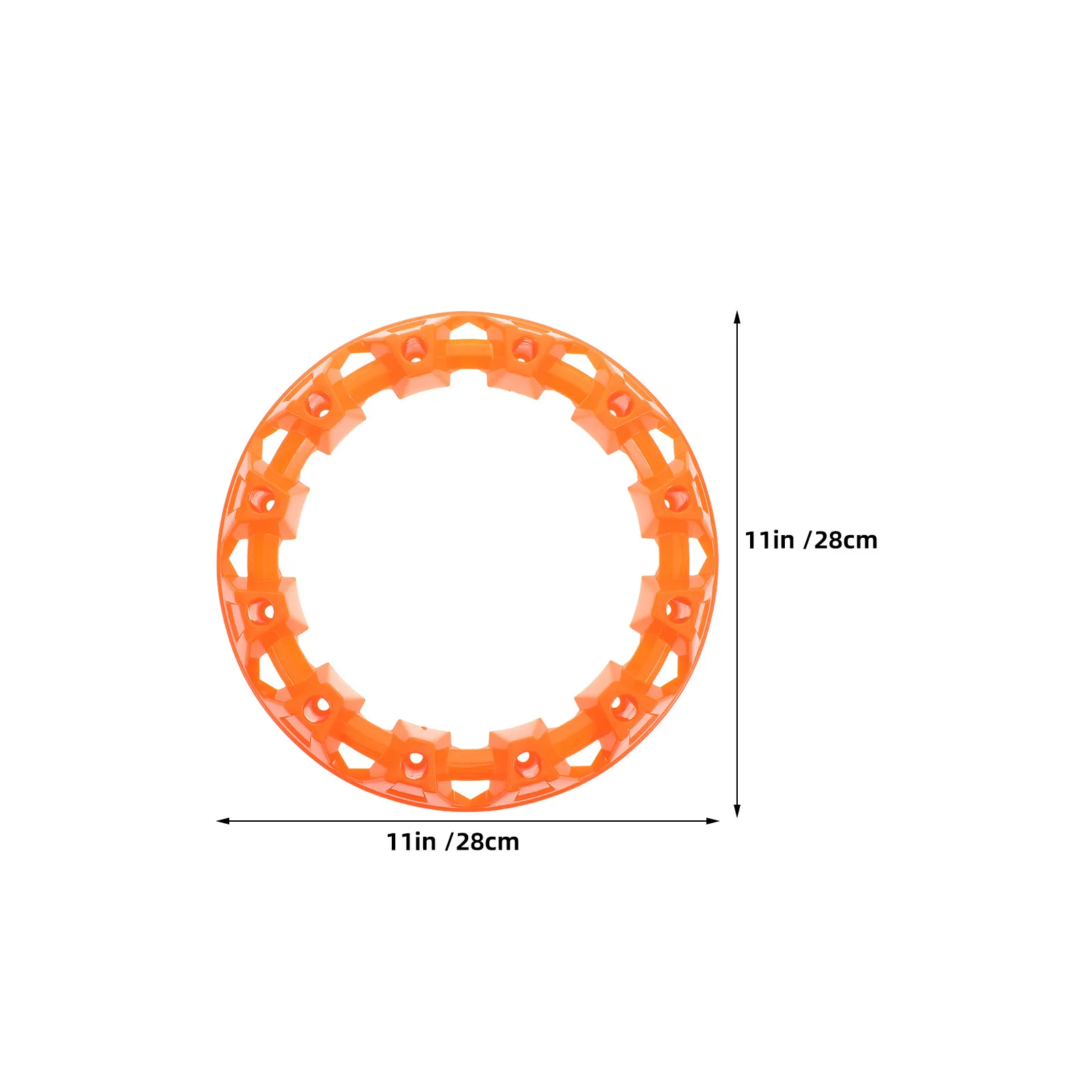 3Pcs Atv Wheel Center Hub Caps 10 Inch Plastic Decorative Rim Cover Trim Off-Road Wheel Hub Guard for Sand Desert Use view 2