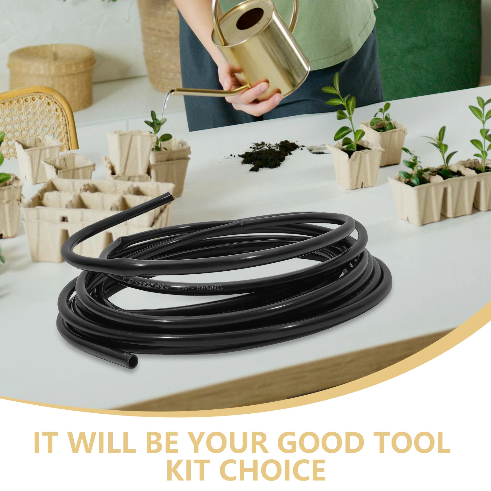 

Прочный садовый ирригационный шланг премиум-класса, сверхмощный водяной шланг, спринклерная капельная трубка для полива, охлаждения, садоводства