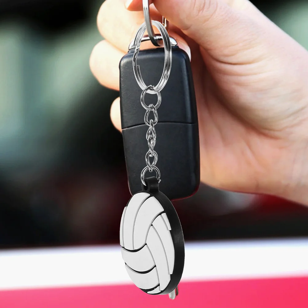 Volleyball Keychain Keychains for Players Bag Hanging Decor Creative Keyrings Pendant Mini Sports Balls