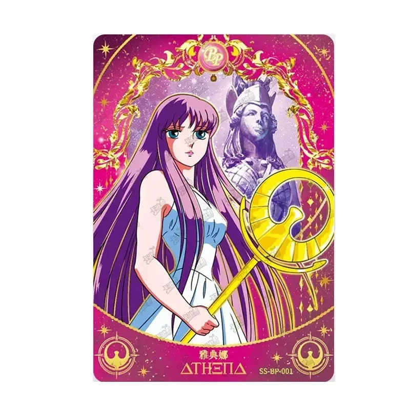 Genuine KAYOU Gold Saint Seiya Athena Poseidon BP/UR/QR/AR/SSR/SR/R Single Card Full Set Series 1 Holy Clothes Collection Card