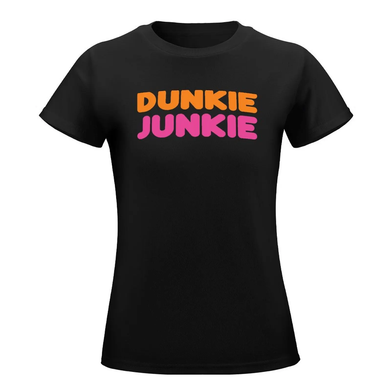 Dunkie Junkie T-Shirt tees funny lady clothes plus size tops T-shirt Women