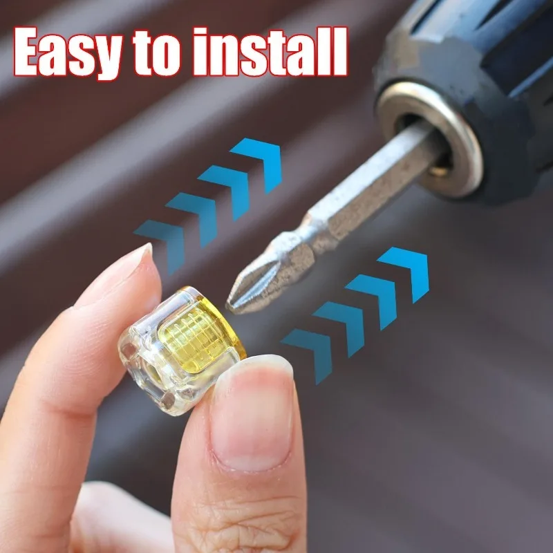 Screwdriver Bit Powerful Magnetizer Universal Hex Drill Magnetic Ring Screw Holder Magnetic Coil Repair Tools Drill Accessories