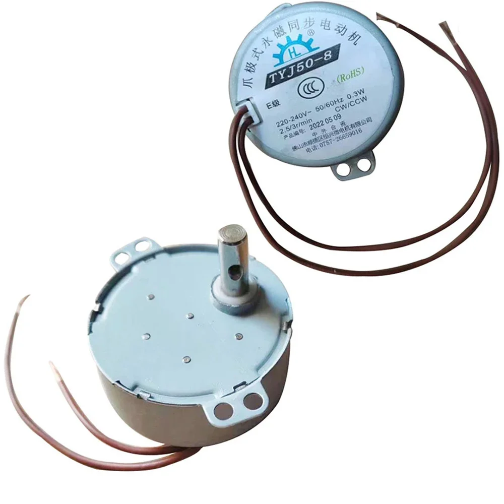 

1 TYJ50-8 220V-240V 2.5/0r/min 50/60Hz 0.3W claw pole permanent magnet synchronous motor, suitable for Midea electric fan shakin