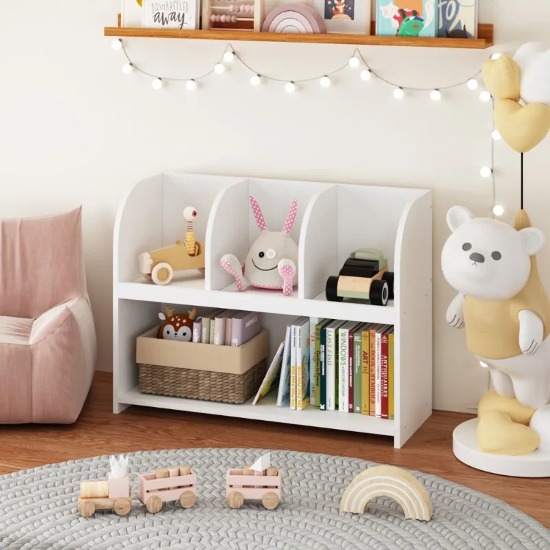 

Children's bookshelf storage bookshelf display rack toy storage rack multifunctional book storage cabinet home storage furniture