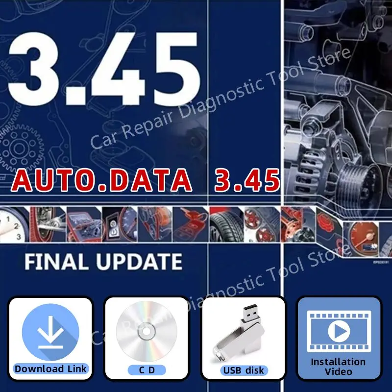 Newest Version Autodata 3.45 Auto Repair Software Auto data 3.45 Virtual Box Free Install Help Car Software update to 2014 year